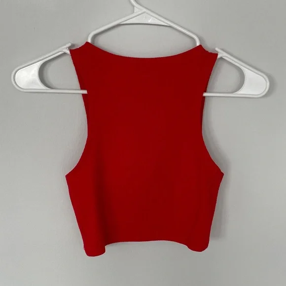 Red Zara crop top - Picture 3 of 3